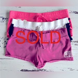 🔥Victoria’s Secret shorts! 3 for the price of 1!!🔥